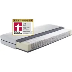 Breckle Taschenfedernkernmatratze  Flex Air ¦ weiß ¦ Maße (cm): B: 90 H: 19