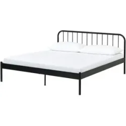 Höffner Metallbett  Elaris ¦ schwarz ¦ Maße (cm): B: 187 H: 91 T: 208.5