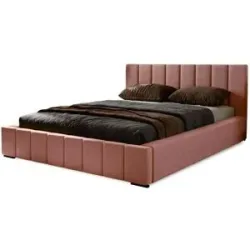 Höffner Polsterbett mit Stauraum  Nelia ¦ rosa/pink ¦ Maße (cm): B: 175 H: 90