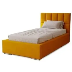 Höffner Polsterbett mit Stauraum Draven ¦ gelb ¦ Maße (cm): B: 115 H: 100