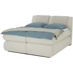 smart Boxspringbett mit Stauraum  Premium ¦ beige ¦ Maße (cm): B: 193 H: 126