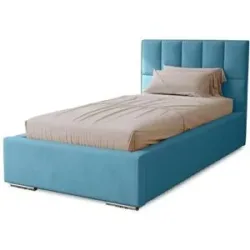 Höffner Polsterbett mit Stauraum Draven ¦ blau ¦ Maße (cm): B: 115 H: 100