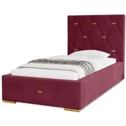 Höffner Polsterbett mit Stauraum  Gwithian ¦ lila/violett ¦ Maße (cm): B: 105 H: 100