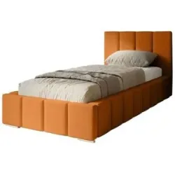 Höffner Polsterbett mit Stauraum Margate ¦ orange ¦ Maße (cm): B: 115 H: 100