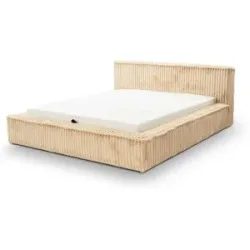 GrainGold Polsterbett mit Stauraum Langport ¦ beige ¦ Maße (cm): B: 215 H: 85