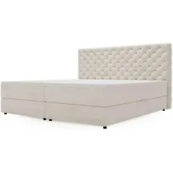 GrainGold Boxbett mit Stauraum Belford ¦ beige ¦ Maße (cm): B: 168 H: 119