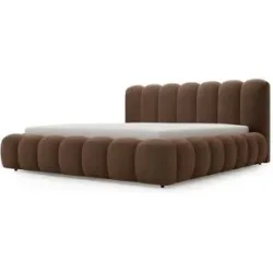 GrainGold Polsterbett mit Stauraum Avianna ¦ braun ¦ Maße (cm): B: 222 H: 93