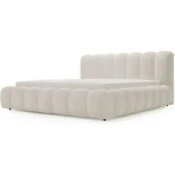 GrainGold Polsterbett mit Stauraum Avianna ¦ beige ¦ Maße (cm): B: 222 H: 93