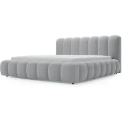 GrainGold Polsterbett mit Stauraum Avianna ¦ grau ¦ Maße (cm): B: 202 H: 93
