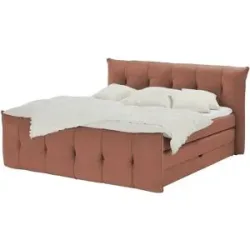 switch Boxspringbett mit Bettkasten Sofia ¦ braun ¦ Maße (cm): B: 204 H: 113