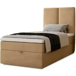 Höffner Boxbett mit Stauraum  Macclesfield ¦ beige ¦ Maße (cm): B: 91 H: 110