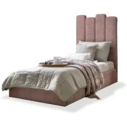 Miuform Polsterbett mit Bettkasten Dreamy Aurora ¦ rosa/pink ¦ Maße (cm): B: 97