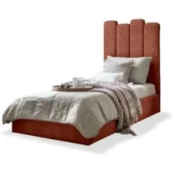 Miuform Polsterbett mit Bettkasten Dreamy Aurora ¦ rot ¦ Maße (cm): B: 97 H: 132