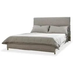 Miuform Polsterbett gemustert Sleepy Luna ¦ beige ¦ Maße (cm): B: 186 H: 112