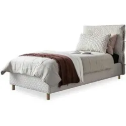 Miuform Polsterbett gemustert Sleepy Luna ¦ beige ¦ Maße (cm): B: 96 H: 112