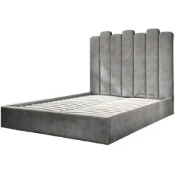 Miuform Polsterbett mit Bettkasten Dreamy Aurora ¦ grau ¦ Maße (cm): B: 167 H: