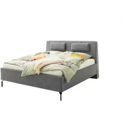 SCHÖNER WOHNEN Kollektion Polsterbett  Madrid ¦ grau ¦ Maße (cm): B: 188 H: 115