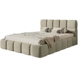 Selsey Polsterbett mit Lattenrost Cloudy ¦ beige ¦ Maße (cm): B: 160 H: 96