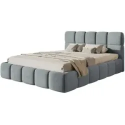 Selsey Polsterbett mit Bettkasten Cloudy ¦ grau ¦ Maße (cm): B: 160 H: 96