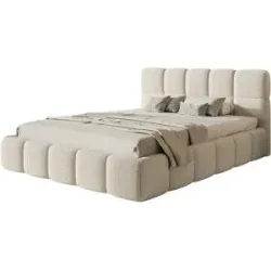 Selsey Polsterbett mit Lattenrost Cloudy ¦ beige ¦ Maße (cm): B: 220 H: 96