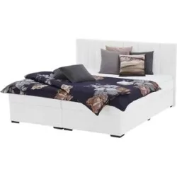 Höffner Boxbett  Didcot ¦ creme ¦ Maße (cm): B: 187 H: 104
