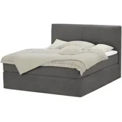 Boxspringbett  Boxi Classic ¦ grau ¦ Maße (cm): B: 180 H: 125