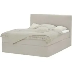 Boxspringbett  Boxi Classic ¦ beige ¦ Maße (cm): B: 180 H: 125