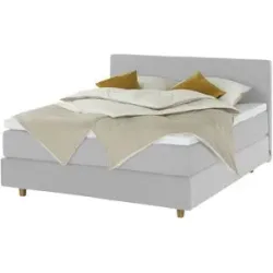 Jette Home Boxspringbett  Jette Flex ¦ grau ¦ Maße (cm): B: 225 H: 110,5