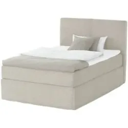 Boxspringbett  Boxi Classic ¦ beige ¦ Maße (cm): B: 140 H: 125