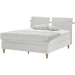 SKAGEN STUDIO Boxspringbett  Voodie ¦ beige ¦ Maße (cm): B: 182 H: 107