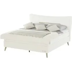 SKAGEN STUDIO Boxspringbett  Vestre ¦ creme ¦ Maße (cm): B: 214 H: 123