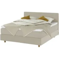 Jette Home Boxspringbett  Jette Flex ¦ beige ¦ Maße (cm): B: 225 H: 110,5
