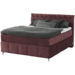 Jette Home Boxspringbett  Glam New ¦ rot ¦ Maße (cm): B: 202 H: 132,5