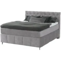 Jette Home Boxspringbett  Glam New ¦ grau ¦ Maße (cm): B: 162 H: 132,5