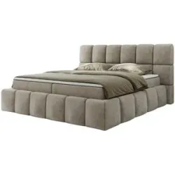 Höffner Boxbett mit Bettkasten Nira ¦ beige ¦ Maße (cm): B: 234 H: 113