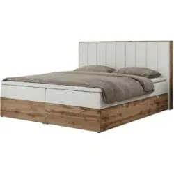 Höffner Boxbett mit Bettkasten Bellissimo ¦ weiß ¦ Maße (cm): B: 188 H: 115