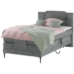switch Motor-Boxspringbett  Wave ¦ grau ¦ Maße (cm): B: 110 H: 111