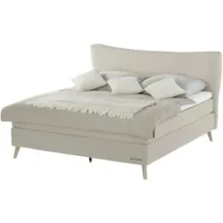 SKAGEN STUDIO Boxspringbett  Vestre ¦ beige ¦ Maße (cm): B: 174 H: 123