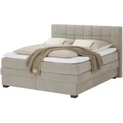 vanDoorn Boxspringbett mit Bettkasten  Canto ¦ beige ¦ Maße (cm): B: 174 H: 119
