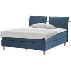 SKAGEN STUDIO Boxspringbett  Voodie ¦ blau ¦ Maße (cm): B: 182 H: 107