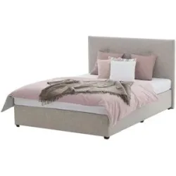 Höffner Boxbett Härtegrad H3 Duke ¦ beige ¦ Maße (cm): B: 127 H: 104