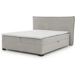 S-STYLE Boxbett mit Bettkasten  Cord  H3 Lovetti ¦ grau ¦ Maße (cm): B: 180 H: