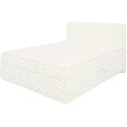S-STYLE Boxbett Cord  mit Stauraum und Topper  H3 Neo ¦ beige ¦ Maße (cm): B: