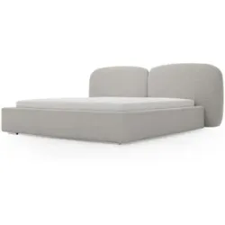 GrainGold Polsterbett mit Stauraum Palermo ¦ grau ¦ Maße (cm): B: 249 H: 106