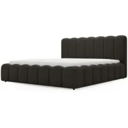GrainGold Polsterbett mit Stauraum Smile ¦ schwarz ¦ Maße (cm): B: 224 H: 107