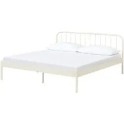 Höffner Metallbett  Elaris ¦ beige ¦ Maße (cm): B: 187 H: 91 T: 208.5