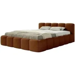 Selsey Polsterbett in Chenille Cloudy Low ¦ gelb ¦ Maße (cm): B: 220 H: 72