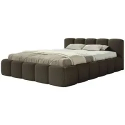 Selsey Polsterbett mit Bettkasten Cloudy Low ¦ braun ¦ Maße (cm): B: 180 H: 72