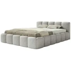 Selsey Polsterbett in Chenille Cloudy Low ¦ grau ¦ Maße (cm): B: 160 H: 72