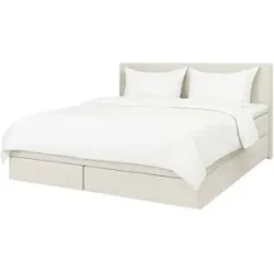 Höffner Boxspringbett 180x200 in creme Elin ¦ creme ¦ Maße (cm): B: 180 H: 105